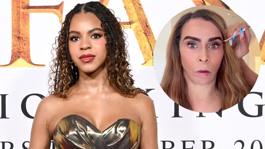 Watch Blue Ivy Carter give grandma Tina Knowles a makeover