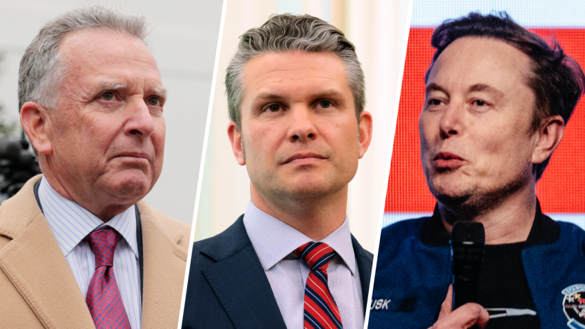 Middle East Envoy Steve Witkoff, Secretary of Defense Pete Hegseth and DOGE Leader Elon Musk.