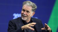 Reed Hastings speaks at the 2021 Milken Institute Global Conference in Beverly Hills, California, U.S. October 18, 2021.