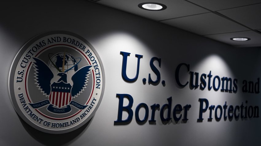 The US Customs and Border Protection (CBP) headquarters in Washington, DC, US, on Wednesday, May 10, 2023. Mayorkas provided an update on planning and operations ahead of the lifting of the Title 42 public health order. Photographer: Al Drago/Bloomberg via Getty Images