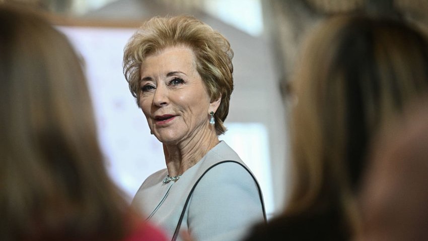 US Secretary of Education Linda McMahon attends the International Women of Courage Awards Ceremony at the State Department in Washington, DC, on April 1, 2025.