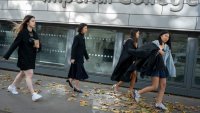 Young graduates from Imperial College London at their graduation ceremony, on 19th October 2022 in London, England.