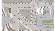 The site of an affordable housing complex that will be operated by Father Joe's Villages.
