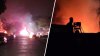 Video shows residents work together to evacuate neighbors, dogs from plane crash