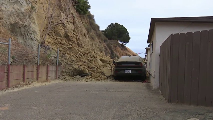 Several homes evacuated after partial hillside collapse in Old Town