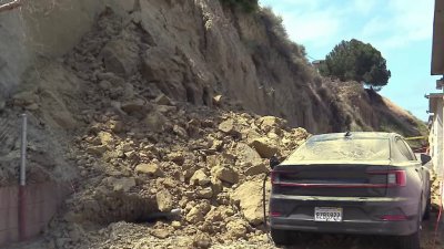 Resident says new car blocked landslide from hitting bedroom in Old Town
