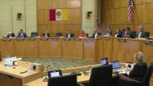 The San Diego City Council holds a public meeting in May.
