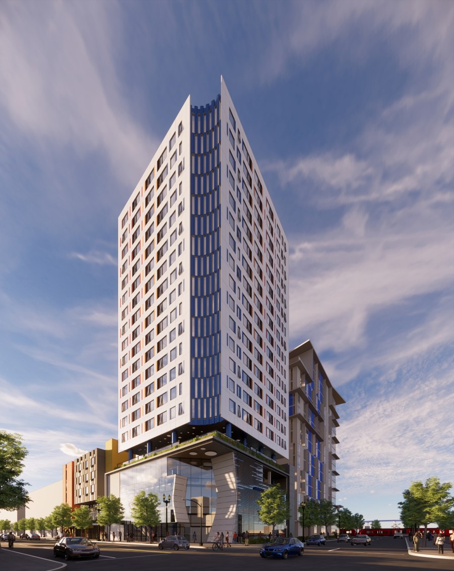 Renderings of proposed affordable housing in East Village.