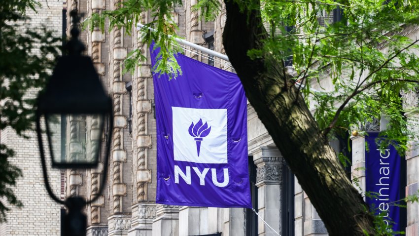 New York University flag