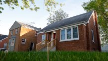 The childhood home of the new Pope Leo XIV is seen in Dolton, Illinois, on May 9, 2025. Robert Francis Prevost became the first pope from the United States on May 8, 2025, picking the papal name Leo XIV after cardinals from around the world elected him leader of the world's 1.4 billion Catholics. Tens of thousands of people packed in St Peter's Square cheered as Prevost appeared on the balcony of St Peter's Basilica, waving with both hands, smiling and bowing. (Photo by KAMIL KRZACZYNSKI / AFP) (Photo by KAMIL KRZACZYNSKI/AFP via Getty Images)