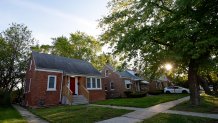 The childhood home of the new Pope Leo XIV is seen in Dolton, Illinois, on May 9, 2025. Robert Francis Prevost became the first pope from the United States on May 8, 2025, picking the papal name Leo XIV after cardinals from around the world elected him leader of the world's 1.4 billion Catholics. Tens of thousands of people packed in St Peter's Square cheered as Prevost appeared on the balcony of St Peter's Basilica, waving with both hands, smiling and bowing. (Photo by KAMIL KRZACZYNSKI / AFP) (Photo by KAMIL KRZACZYNSKI/AFP via Getty Images)