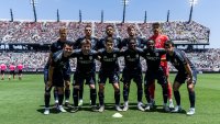SAN DIEGO, CALIFORNIA – MAY 24: Players of San Diego FC pose for a team photo prior to the during the MLS match between San Diego FC and LA Galaxy at Snapdragon Stadium on May 24, 2025 in San Diego, California. (Photo by Francisco Vega/Getty Images)