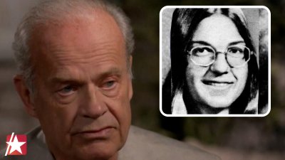 Kelsey Grammer gets emotional over visiting site of his sister's tragic murder