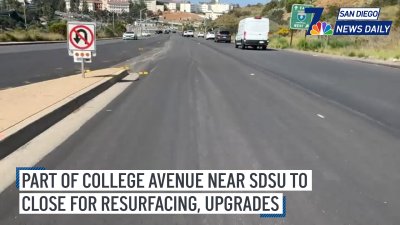 San Diego News Daily | Part of College Avenue near SDSU to close for resurfacing, upgrades