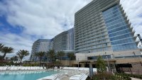 Hotel and a pool