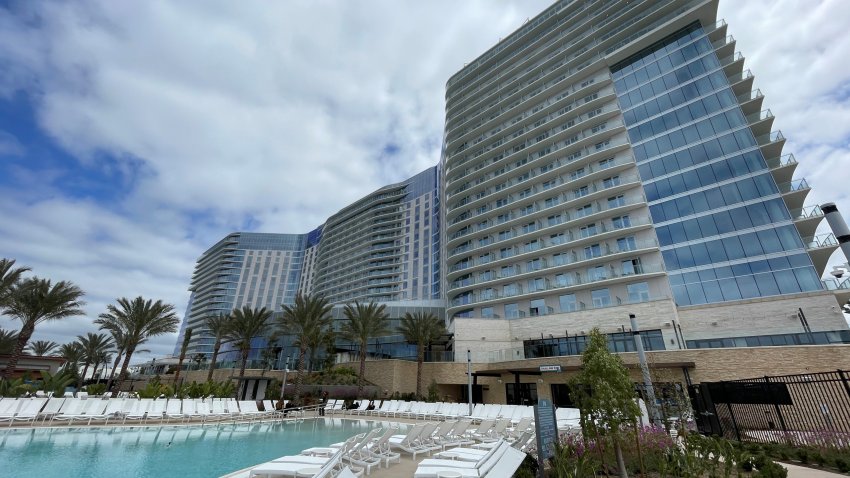 Hotel and a pool