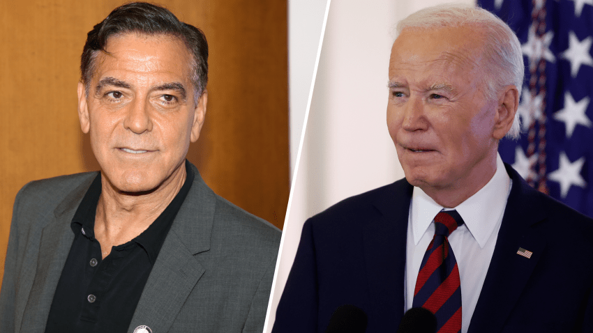 George Clooney and Joe Biden