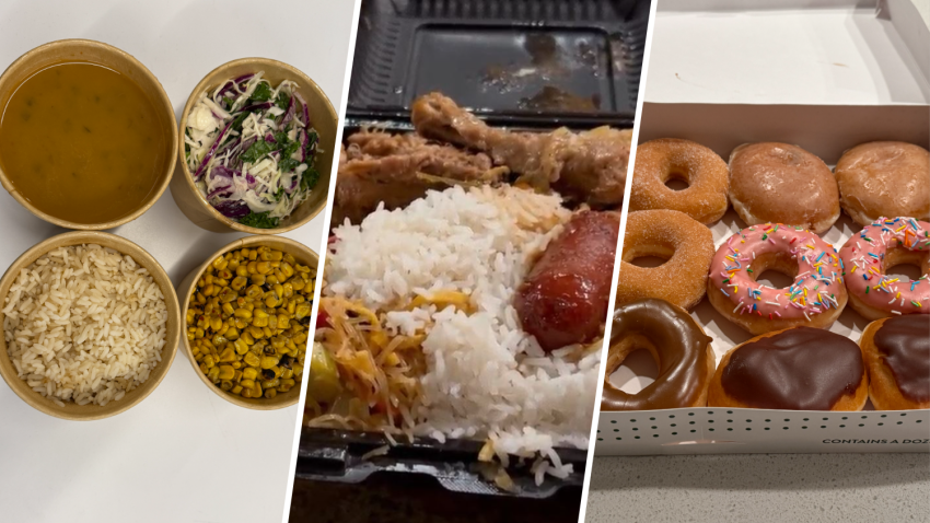 Food items purchased by NBC 7 on the Too Good to Go app.
