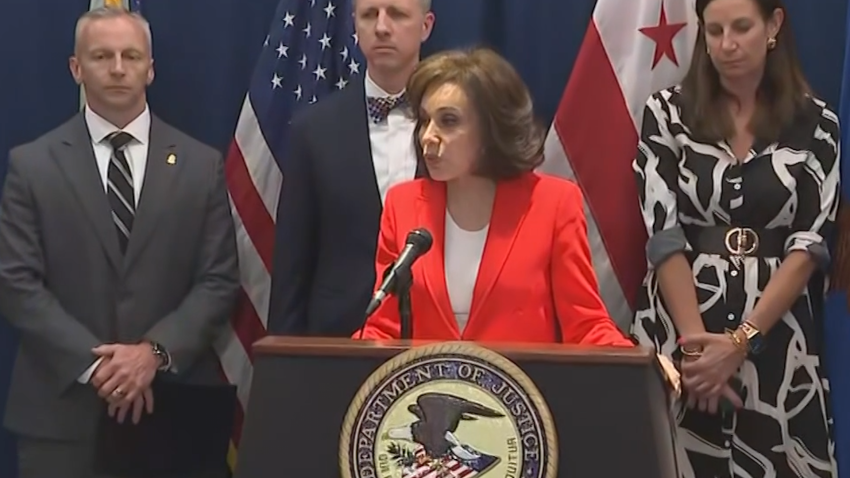 Jeannine Pirro speaks during press briefing