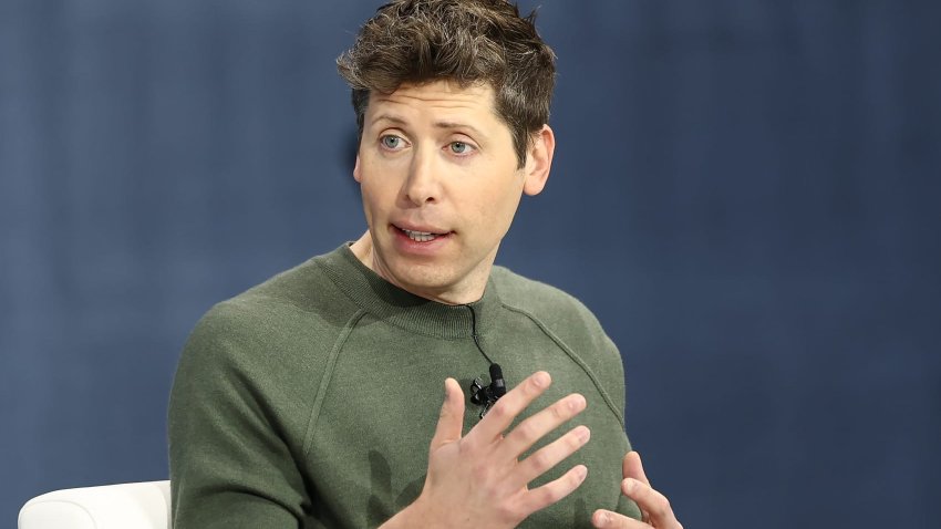 Sam Altman, co-founder and CEO of OpenAI, speaks during the New York Times annual DealBook Summit at Jazz at Lincoln Center in New York City on Dec. 4, 2024.