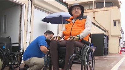 San Diego partners with company to take wheelchairs off-road for beach access