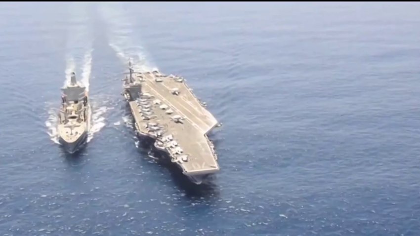 San Diego-based USS Carl Vinson moved toward Middle East amid conflict