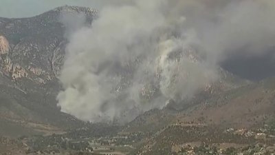 Brush fire forces evacuations in Lakeside