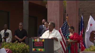 Juneteenth flag-raising celebration takes place in Encanto