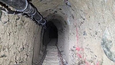 U.S. Border Patrol uncover drug-smuggling tunnel from Tijuana to San Diego