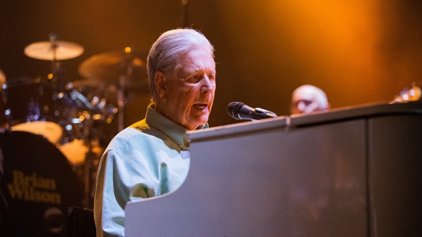 Singer Brian Wilson, founding member of The Beach Boys, performs onstage at The Forum on June 9, 2022, in Inglewood, California.