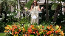 La actriz Brooke Shields organizó la gran ceremonia de inauguración en el Hotel del Coronado.