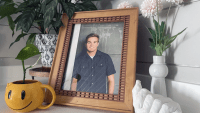 A portrait with a picture of Cole Schmidtknecht