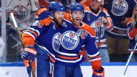 Leon Draisaitl and Connor McDavid