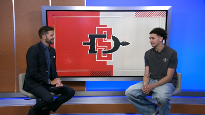 “I don't think there is a ceiling” Miles Byrd on NBA decision, Aztecs' potential