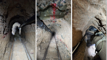 CBP photos show the newly discovered drug-smuggling tunnel stretching from Tijuana to the Otay Mesa Port of Entry
