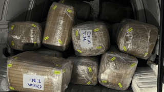 Detectives say 61 bundles of suspected methamphetamine weighing about 7,704 pounds.