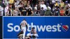 Gavin Sheets collides violently with left field wall in Padres victory