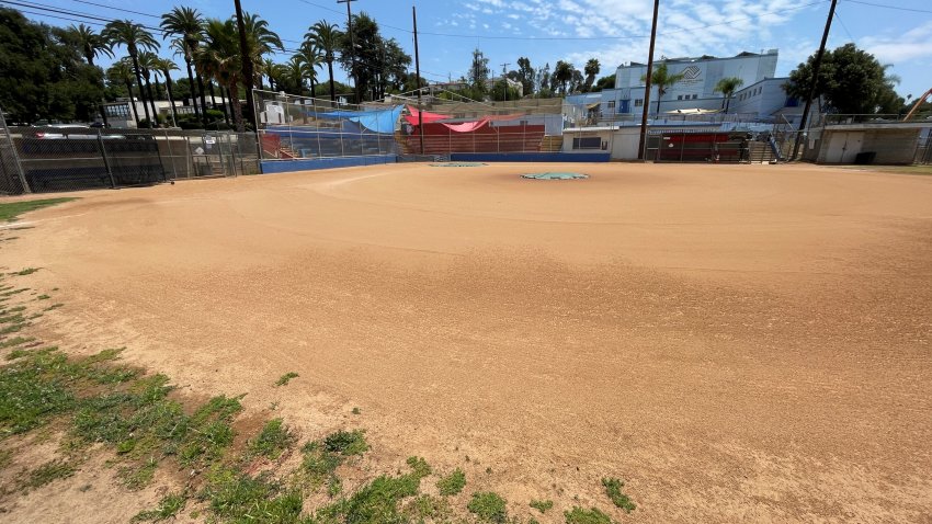 Infield of a baseball field