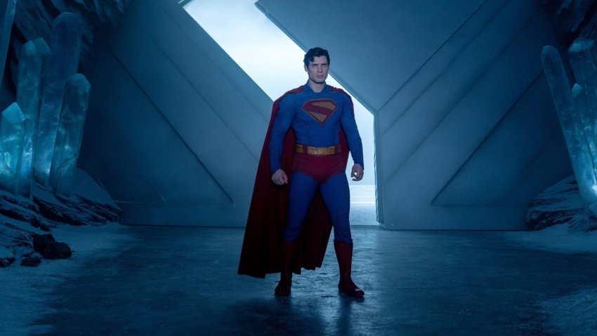 David Corenswet stars are Superman in Warner Bros.’ “Superman.”