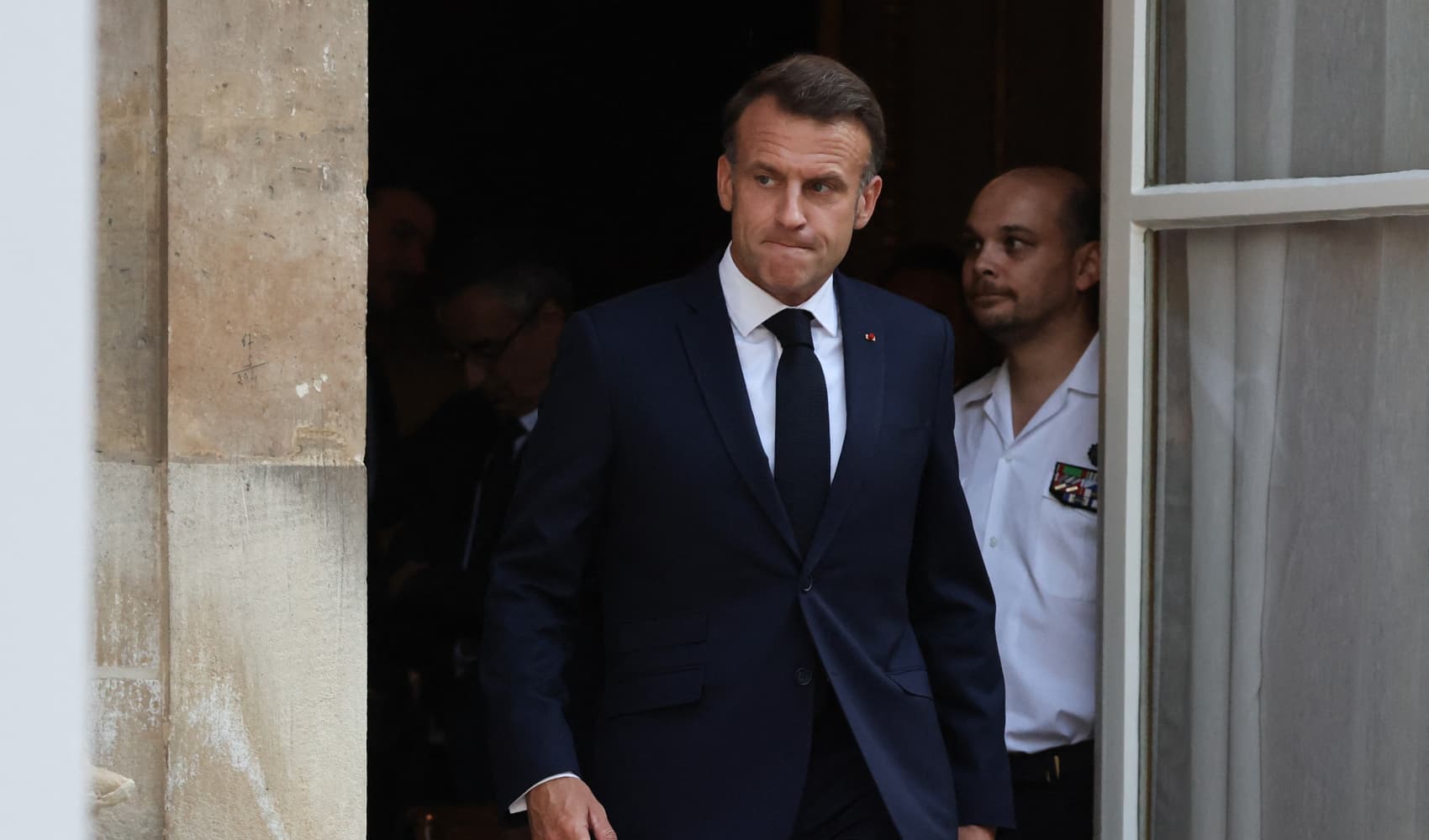 ‘To be free in this world, you must be feared': France's Macron calls for defense spending boost