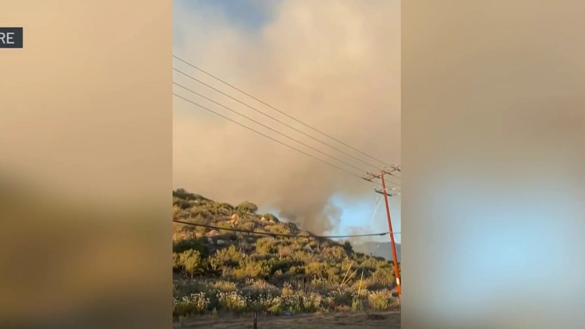 Springs Fire burning in Lawson Valley prompts evacuations – NBC 7 San Diego