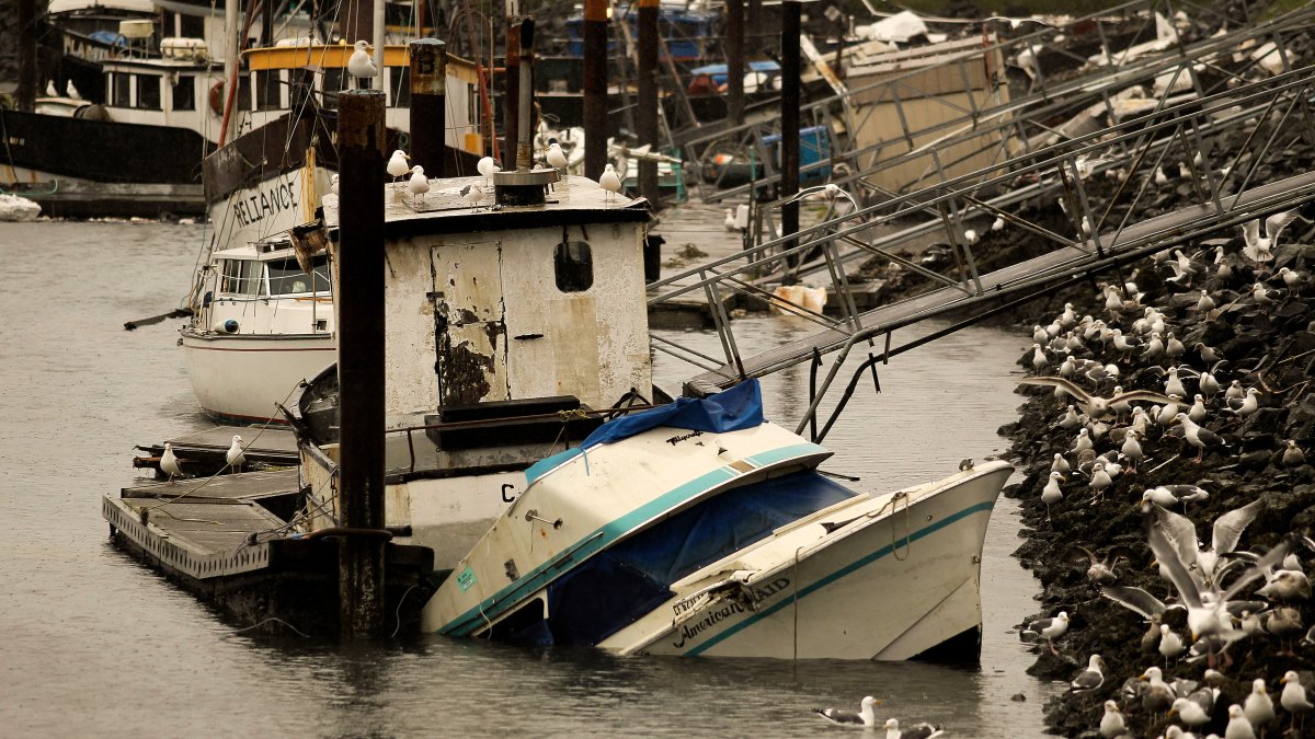 When was the last time a tsunami hit California?