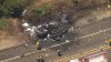 Five killed in rollover crash on SR-67 that sparked brush fire in Poway