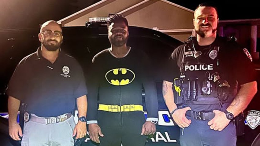 A Florida man is being hailed a hero after he helped stop a burglary suspect while wearing Batman pajamas, police said.