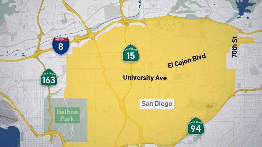 A map of the affected areas.