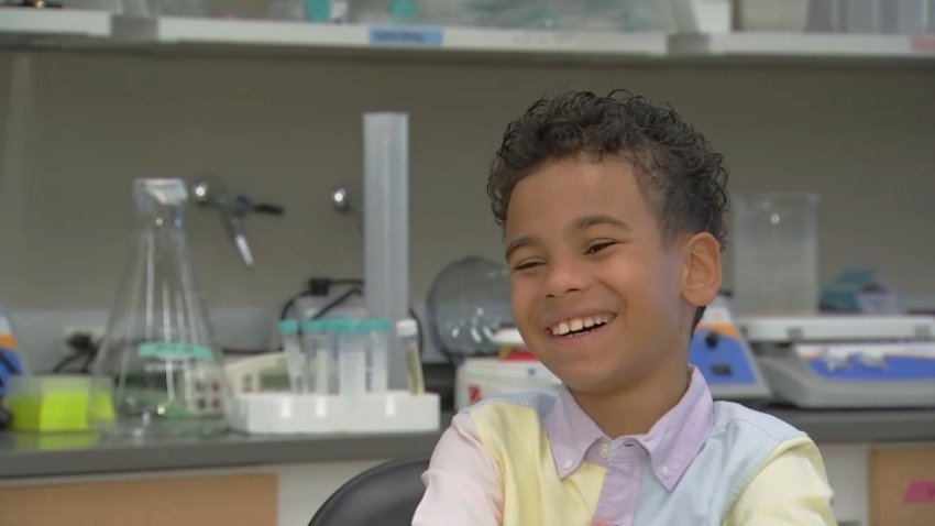 Aiden Wilkins, 9-year-old genius
