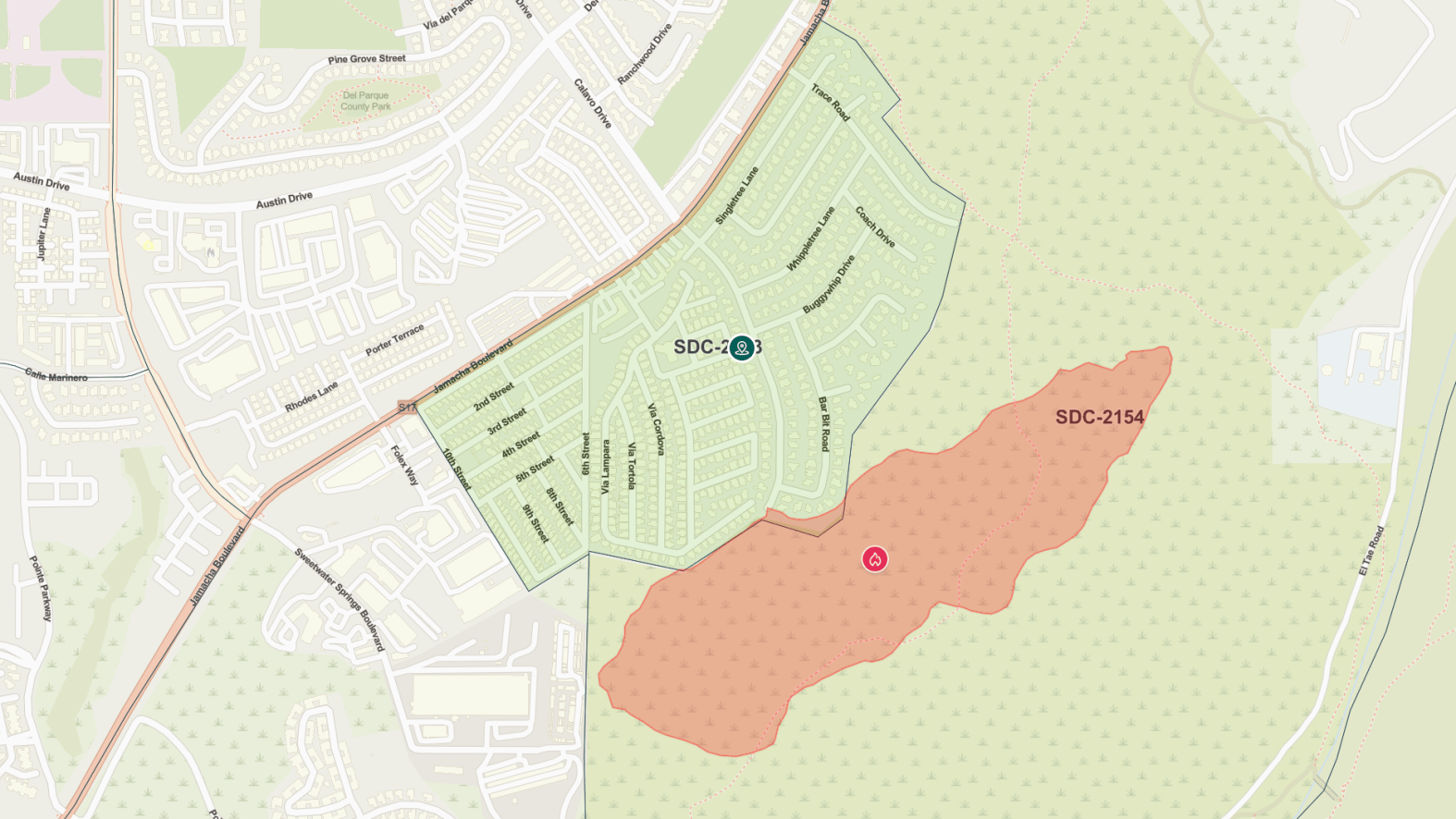 Spring Valley Fire Map Brush fire prompts evacuations in Spring Valley near San Diego – NBC 7 ...