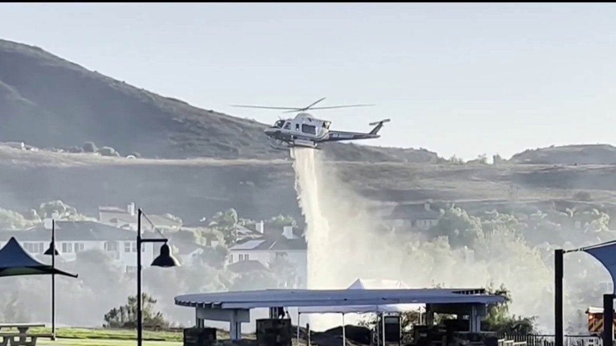 Brush fire briefly threatens homes in 4S Ranch – NBC 7 San Diego