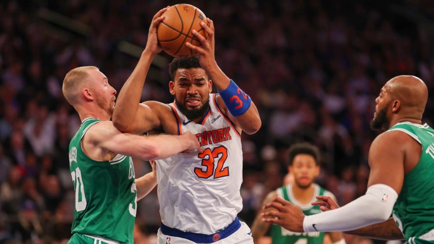 Karl-Anthony Towns drives