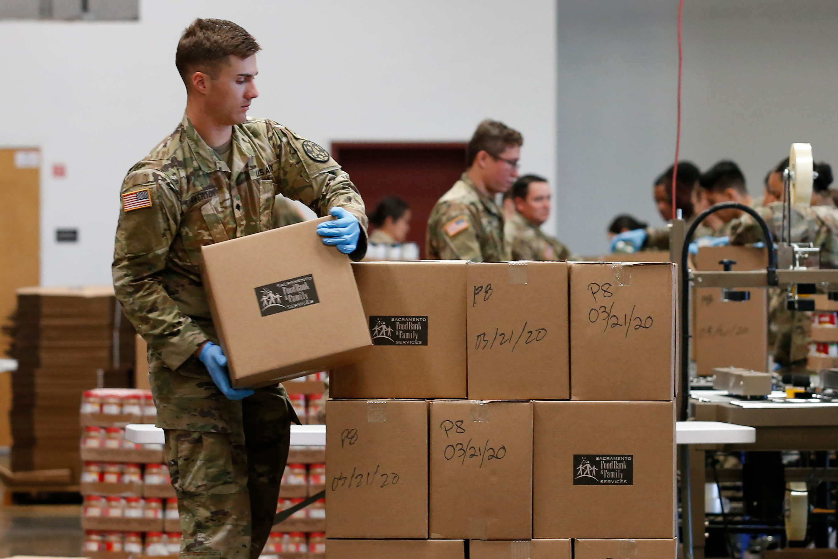 California National Guard to support food banks due to anticipated SNAP delays